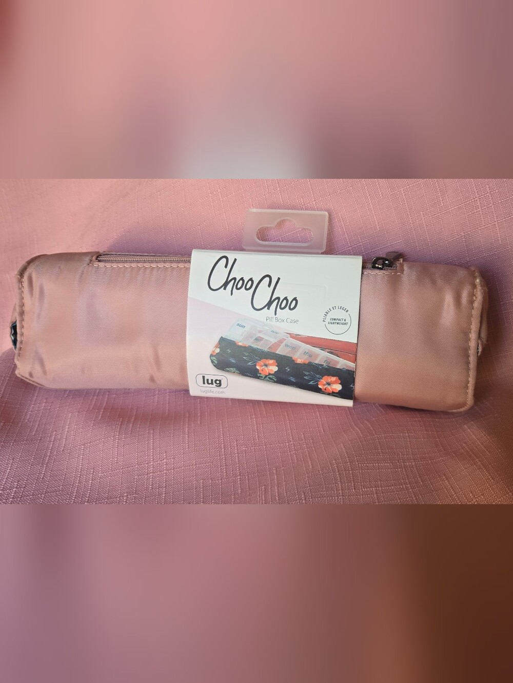 NEW lug ChooChoo Pink Travel Case